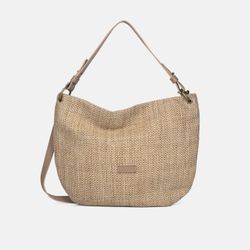 Bolsa transversal e de ombro em ráfia CUIROTS Ibiza