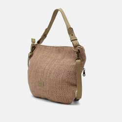 Bolsa transversal e de ombro em ráfia CUIROTS Ibiza