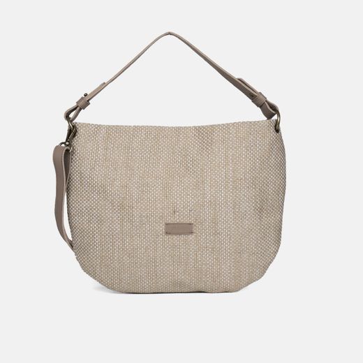 Bolsa transversal e de ombro em ráfia CUIROTS Ibiza