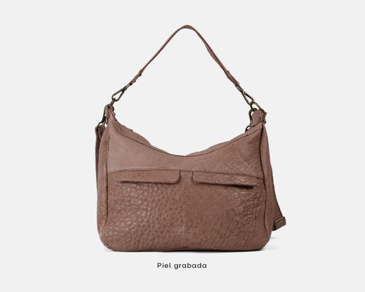 Bolsa de ombro e tiracolo média de couro CUIROTS Austrália