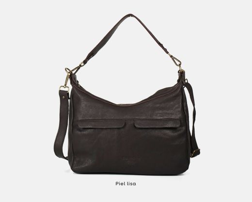 Bolsa de ombro e tiracolo média de couro CUIROTS Austrália