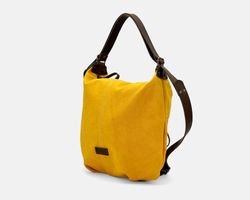 Bolsa de ombro e mochila de lona CUIROTS