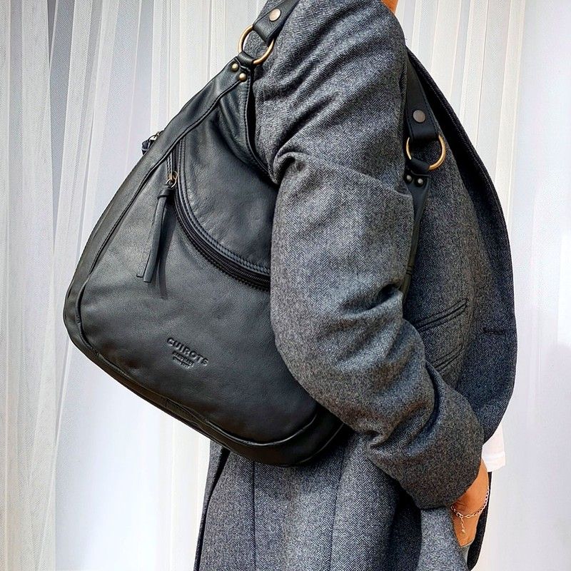 Bolso de hombro y mochila CUIROTS Pocket de piel Pocket 4626 — Cuirots