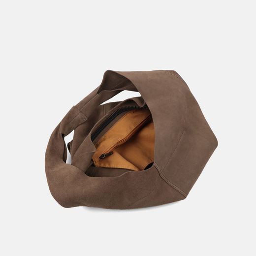 Bolso de hombro Zoe de serraje
