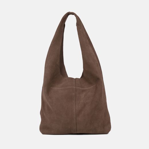 Bolso de hombro Zoe de serraje