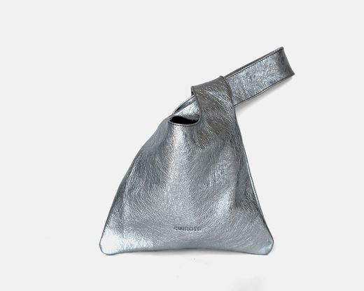 Bolso de mano CUIROTS Anna plateado