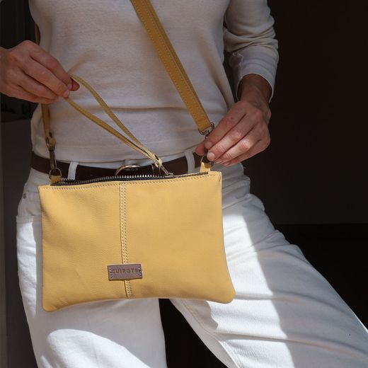 Bolso de mano de piel CUIROTS Desert