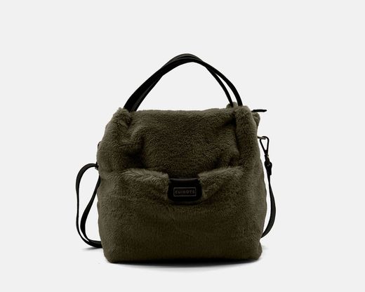 CUIROTS Sac à main Grosseto moyen avec fourrure