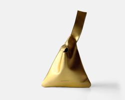 Bolsa Anna dourada da CUIROTS