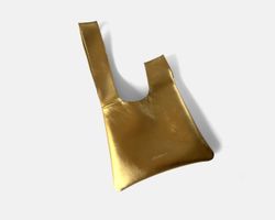 Bolsa Anna dourada da CUIROTS