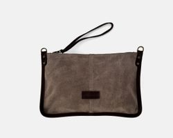 Bolsa pequena de camurça e bolsa de ombro CUIROTS Zoe