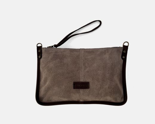 Bolsa pequena de camurça e bolsa de ombro CUIROTS Zoe
