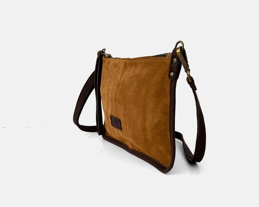 Bolsa pequena de camurça e bolsa de ombro CUIROTS Zoe