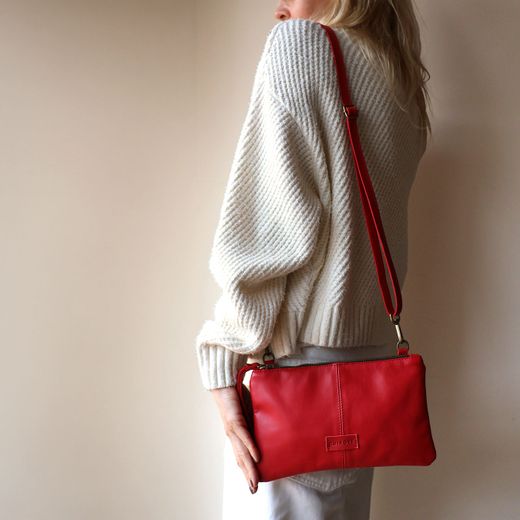 Bolso de mano tipo sobre CUIROTS Olivia