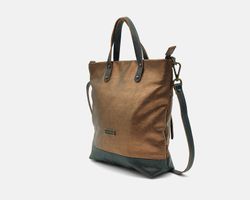 Bolso de mano y bandolera CUIROTS Duet de piel