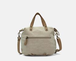 CUIROTS Mist bolsa e bolsa de ombro em lona e couro