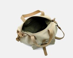 CUIROTS Mist bolsa e bolsa de ombro em lona e couro