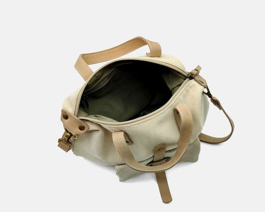 CUIROTS Mist bolsa e bolsa de ombro em lona e couro