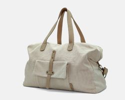 CUIROTS Mist bolsa e bolsa de ombro em lona e couro