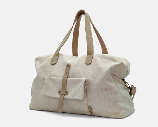 CUIROTS Mist bolsa e bolsa de ombro em lona e couro