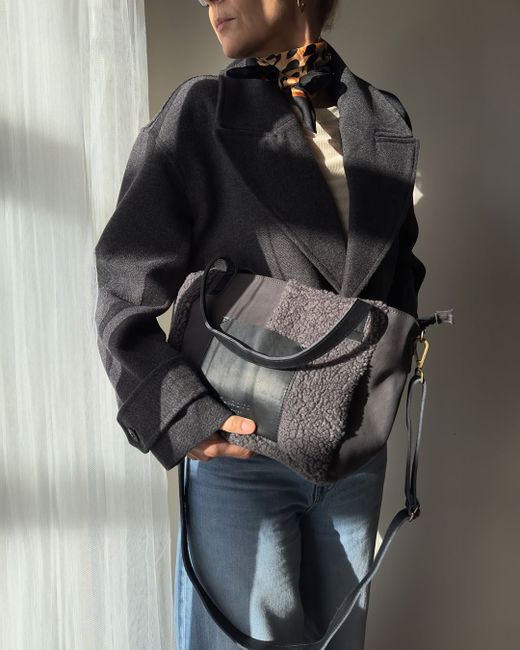 Bolso de mano y bandolera CUIROTS Patchwork