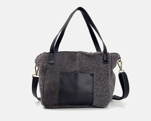 Bolsa de mão e bolsa de ombro CUIROTS Patchwork