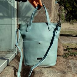 Bolso de mano y bandolera CUIROTS Seta de piel