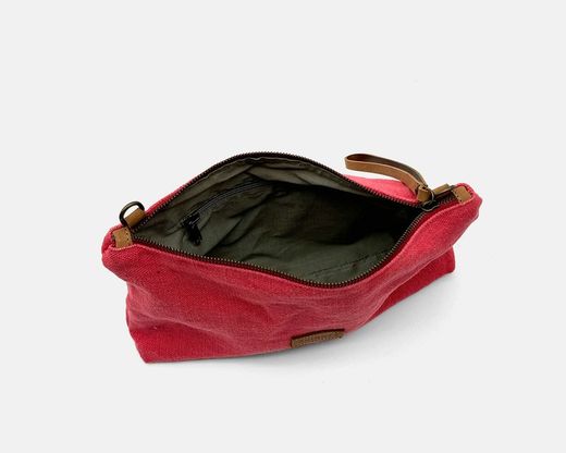 Bolso de mano y bandolera lino CUIROTS Louise