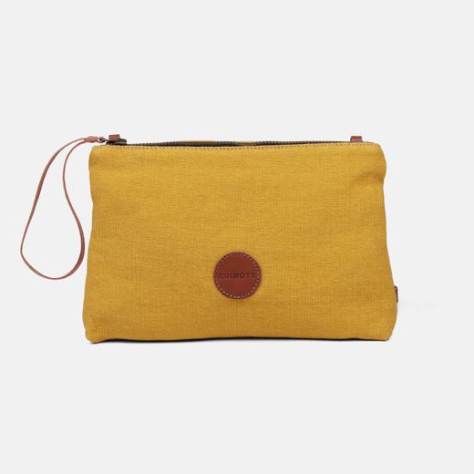 Bolsa de mão e bolsa de ombro Louise de linho da CUIROTS