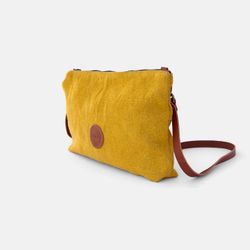 Bolsa de mão e bolsa de ombro Louise de linho da CUIROTS