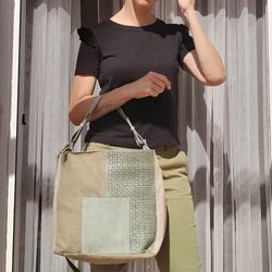 Sac porté épaule patchwork CUIROTS