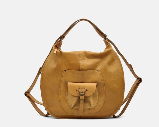 Bolso Hobo y mochila Country de piel