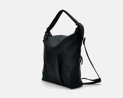 Bolso mochila con bolsillo CUIROTS Classic de piel