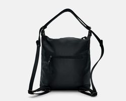 Bolso mochila con bolsillo CUIROTS Classic de piel