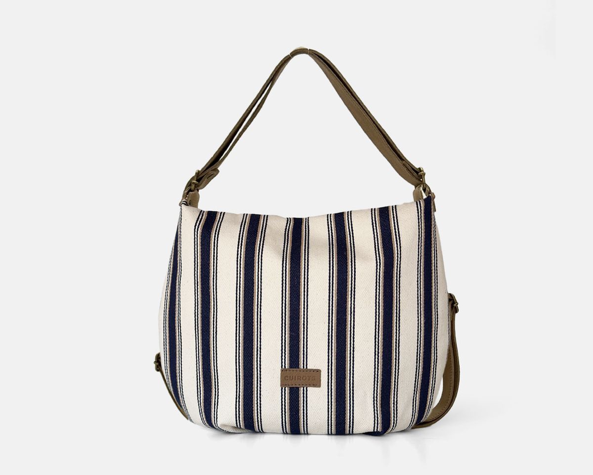 Bolso mochila CUIROTS Beach Azul marino
