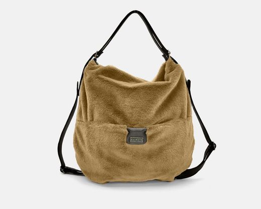 Bolso mochila CUIROTS Grosseto con pelito