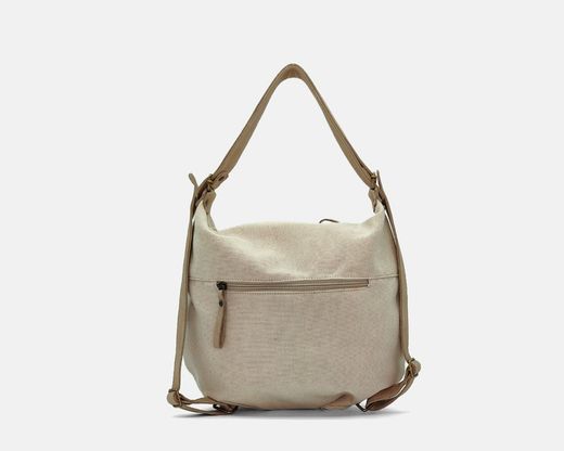 Bolso mochila CUIROTS Mist de lona y piel