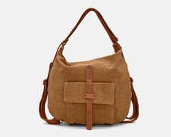 Bolso mochila CUIROTS Mist de lona y piel