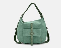Bolso mochila CUIROTS Mist de lona y piel
