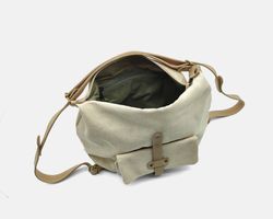 Bolso mochila CUIROTS Mist de lona y piel