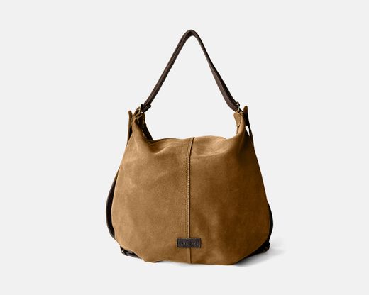 Bolso mochila mediano de serraje CUIROTS Zoe