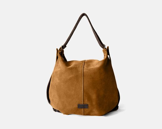 Bolso mochila mediano de serraje CUIROTS Zoe