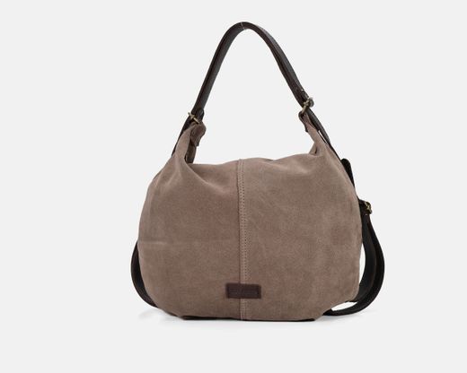 Bolso mochila mediano de serraje CUIROTS Zoe