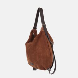 Bolso mochila Zoe de serraje