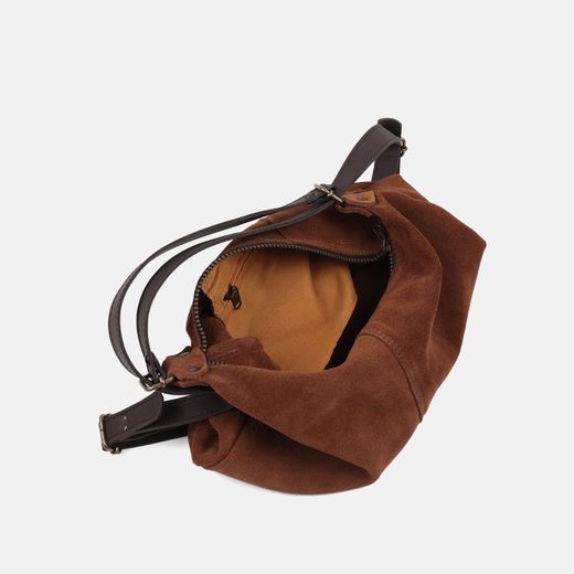 Bolso mochila Zoe de serraje