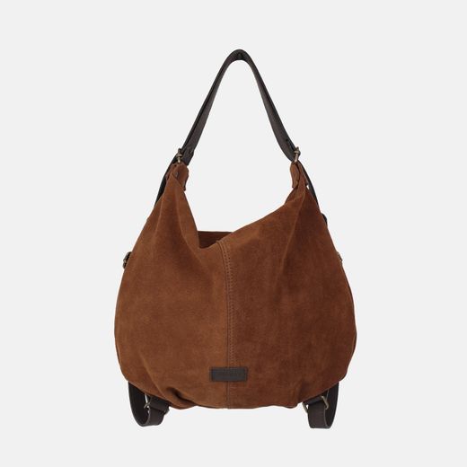Bolso mochila Zoe de serraje