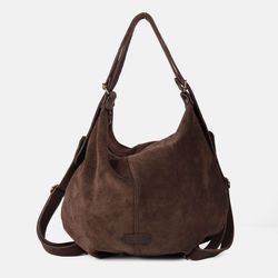 Bolso mochila Zoe de serraje