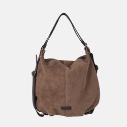 Bolso mochila Zoe de serraje