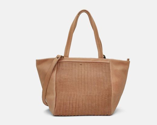 Bolso shopper CUIROTS Dakota de piel troquelada
