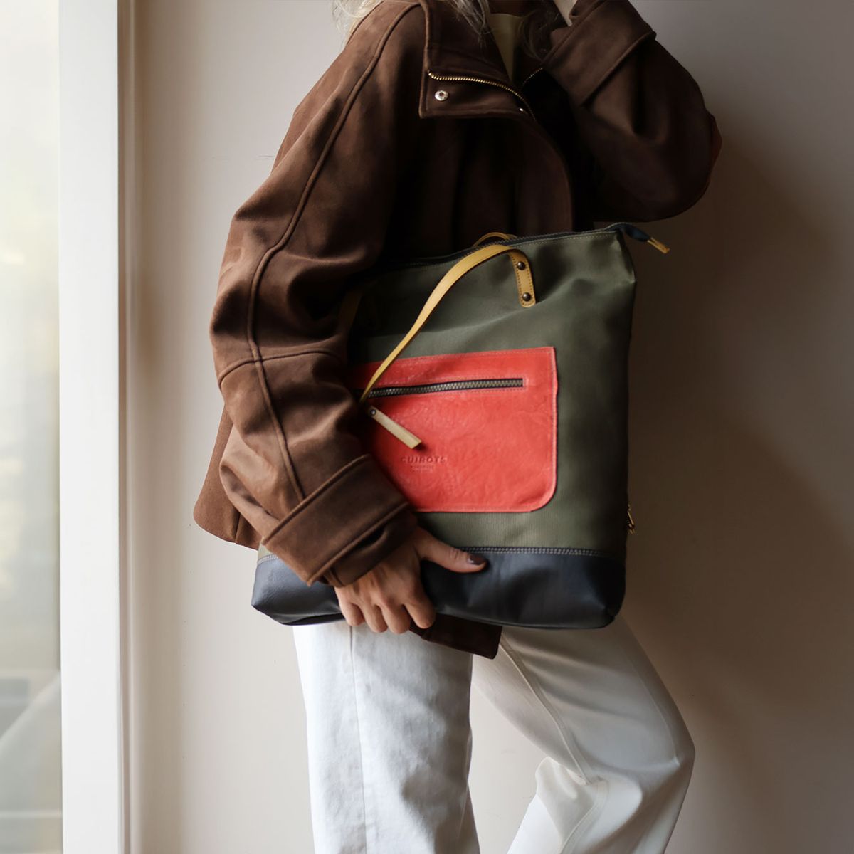 Bolso shopper grande CUIROTS Trend azul